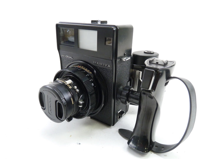 Mamiya Universal Black Camera Outfit with 100MM f3.5 Lens and 6X9 Film Back Medium Format Equipment - Medium Format Cameras - Medium Format Specialty Cameras Mamiya A101277