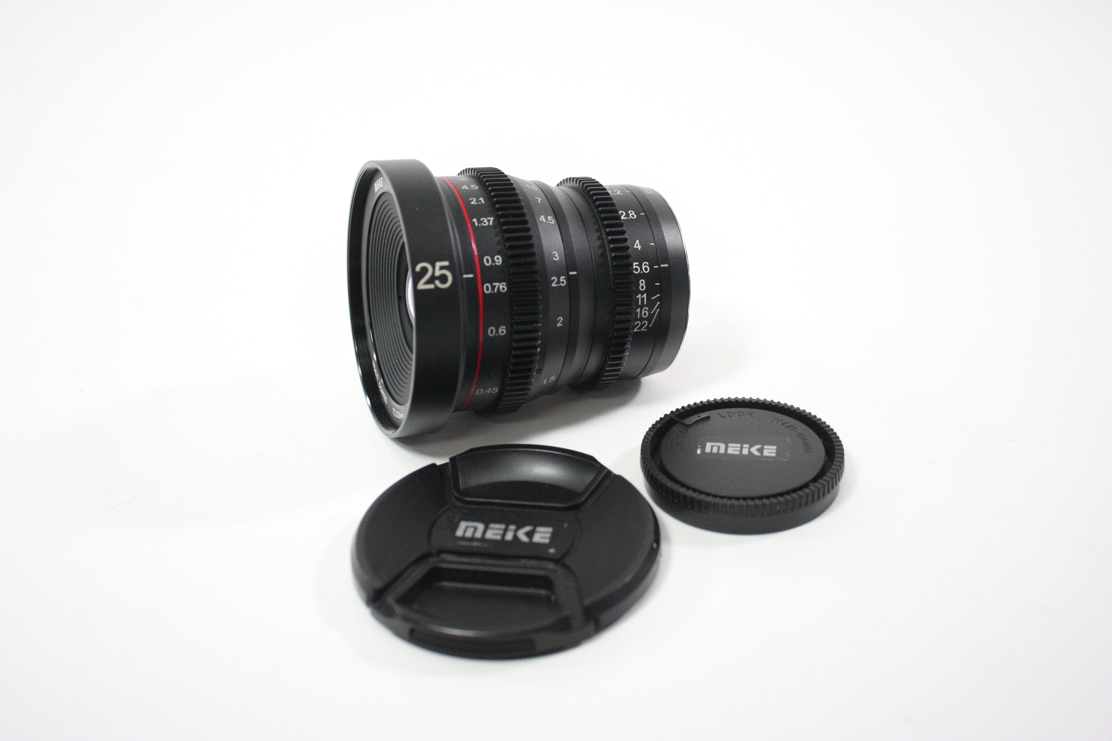Meike 25mm T/2.2 Multi Coated Cinema Lens for Micro 4/3 Mount AS-IS ...