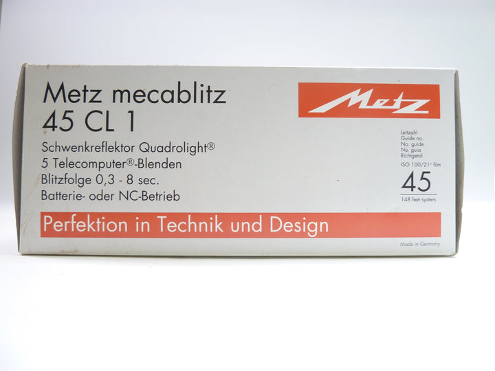 Metz Mecablitz 45 CL 1 Flash Flash Units and Accessories - Handle Mount Flash Units Metz 106231202