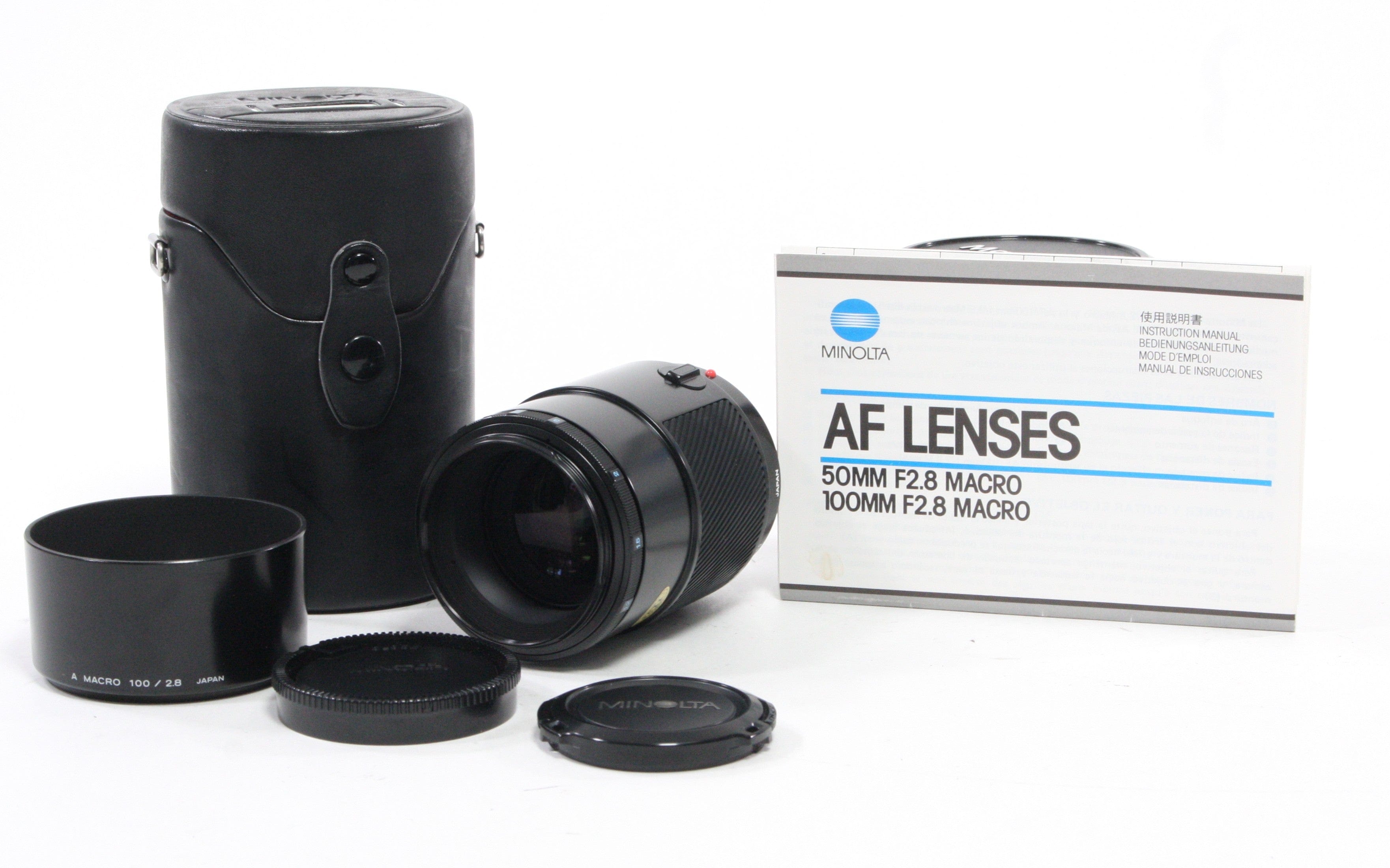 Minolta AF 100mm F2.8 Macro Minolta Sony用 美品 動作確認済み #62