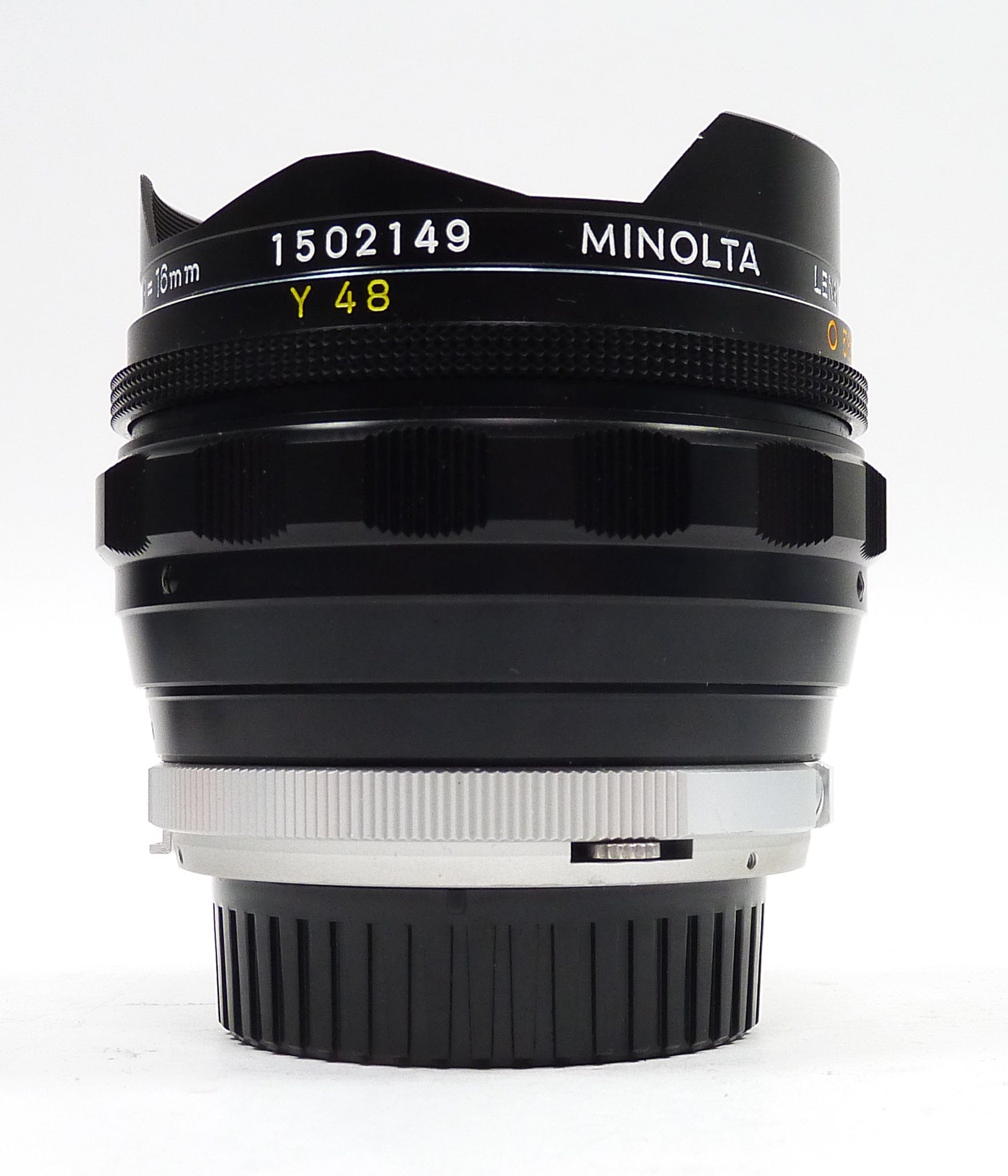 Minolta 16mm f/2.8 MC Fish-EYE Rokkor-OK Lens for Minolta MD/MC