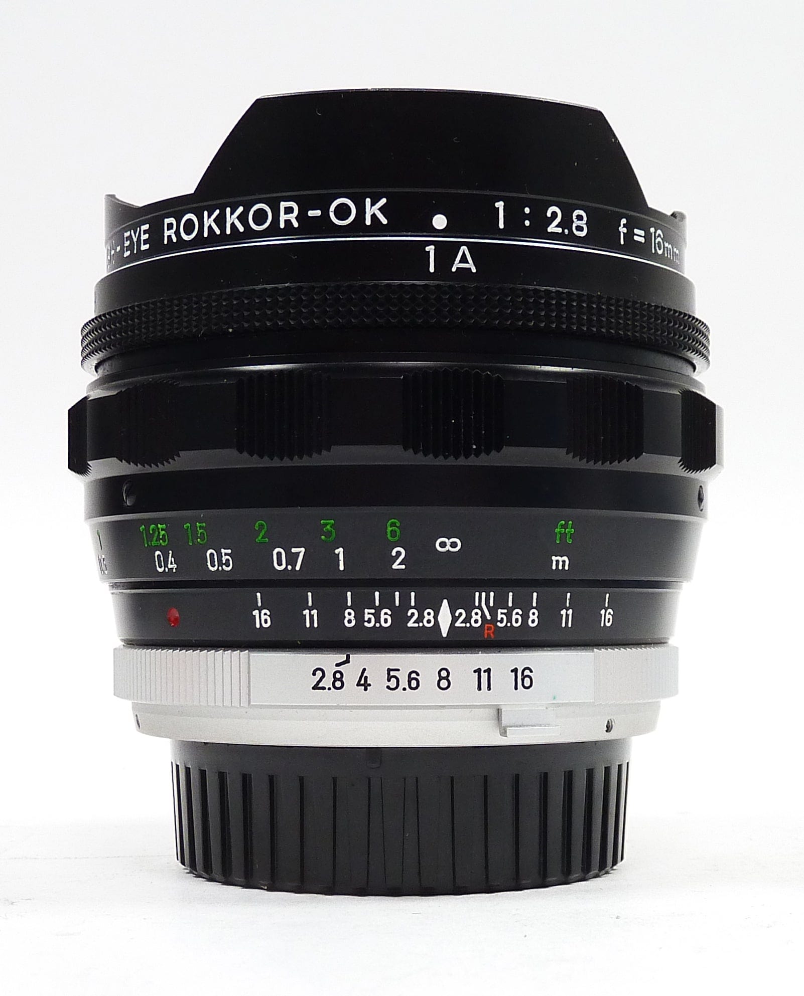 Minolta 16mm f/2.8 MC Fish-EYE Rokkor-OK Lens for Minolta MD/MC