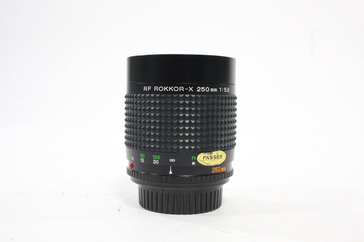 Minolta 250mm f/5.6 Rokkor-X RF Mirror Lens for MD Mount Lenses Small Format - Minolta MD and MC Mount Lenses Minolta 1001079