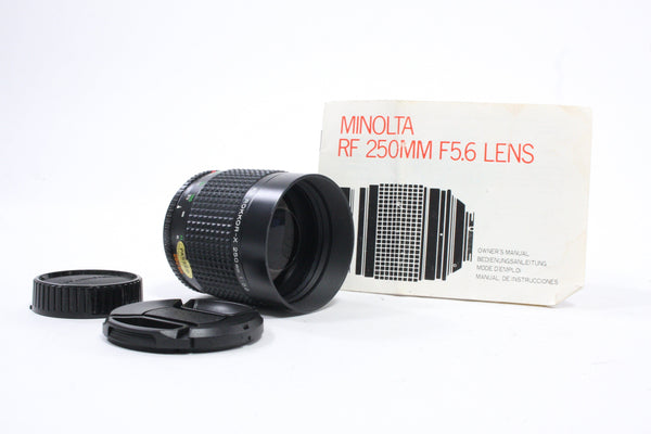 Minolta 250mm f/5.6 Rokkor-X RF Mirror Lens for MD Mount Lenses Small Format - Minolta MD and MC Mount Lenses Minolta 1001079