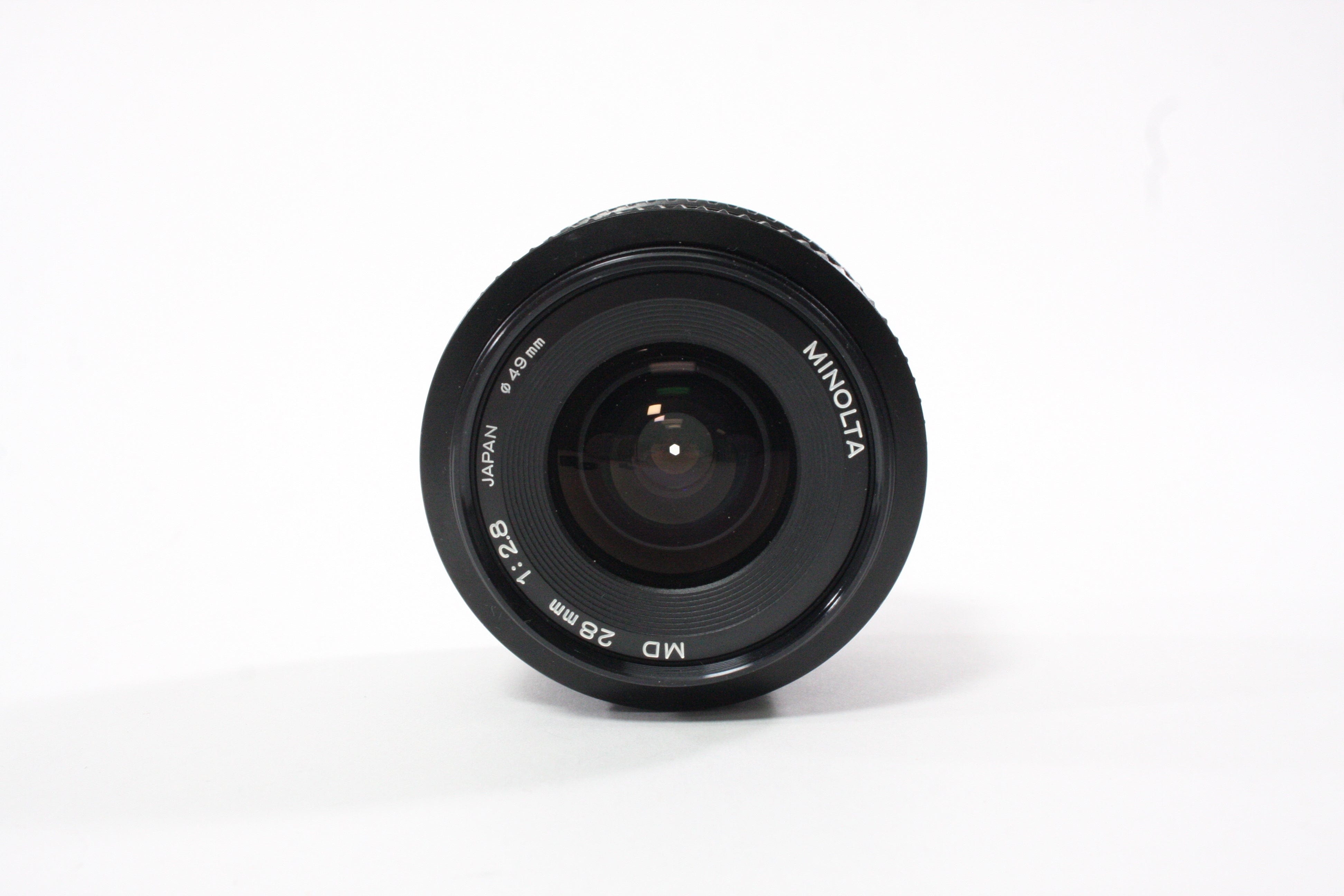 ミノルタ NEW MD 28mm f/2.8 Minolta New MD 28mm f/2.8 NMD MF Wide Angle Lens for MD-mount SLR