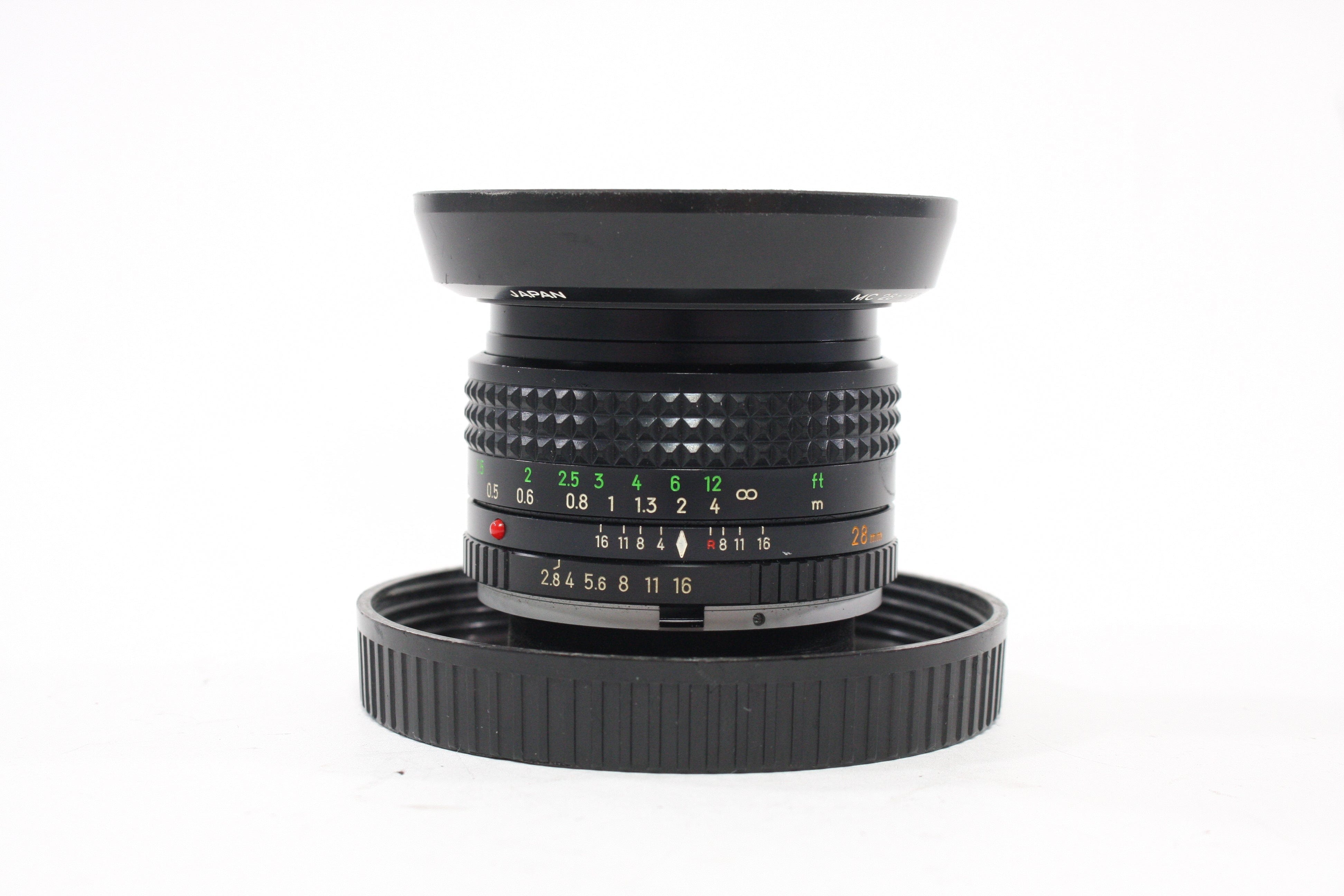 MINOLTA MC W. ROKKOR 28mm F2.8＋MD-GFX Minolta 28mm f2.8 MD W.Rokkor - Lens – Kamerastore