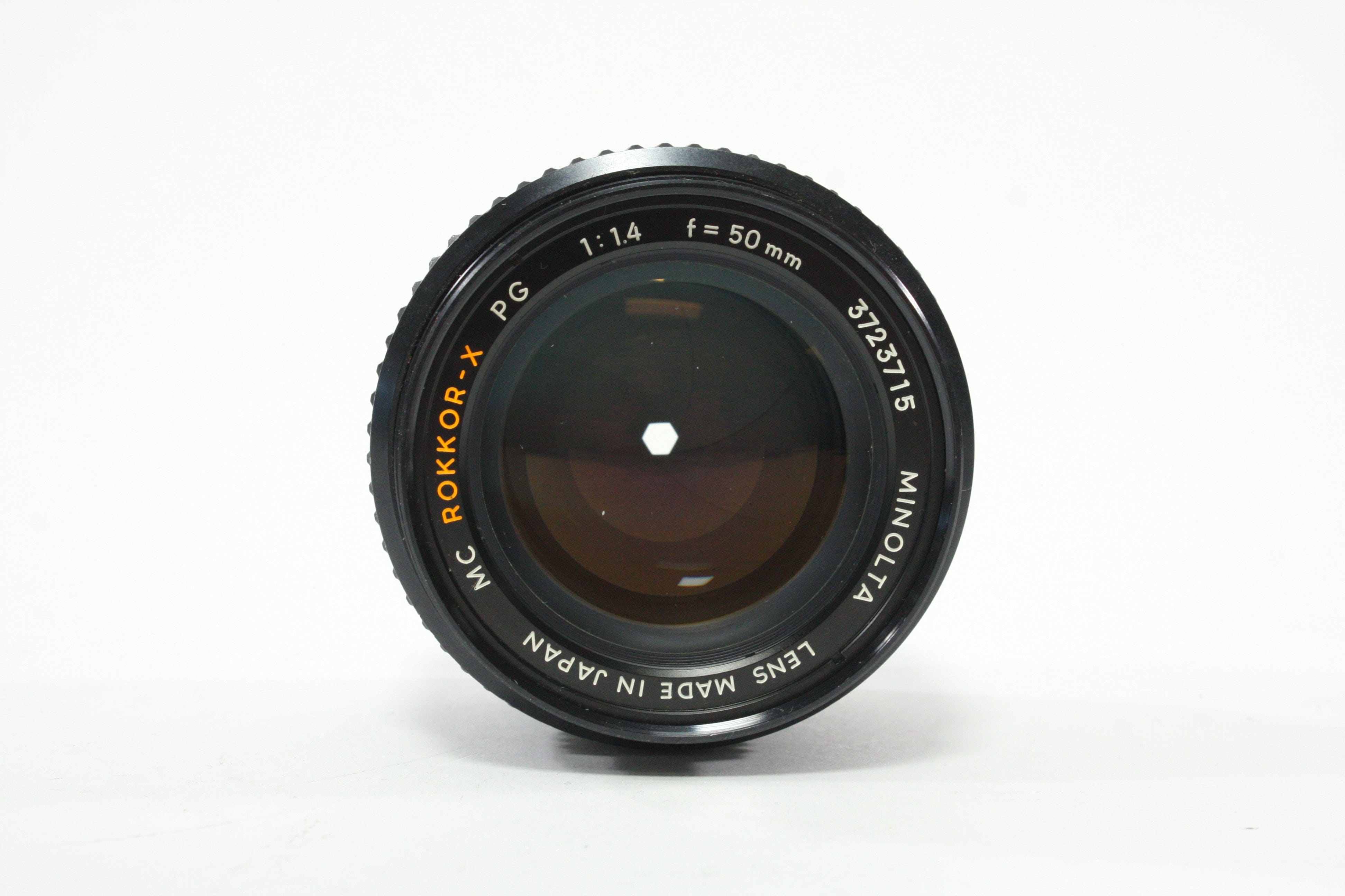 Minolta 50mm f/1.4 Rokkor-X MC PG for Minolta MD Mount – Camera