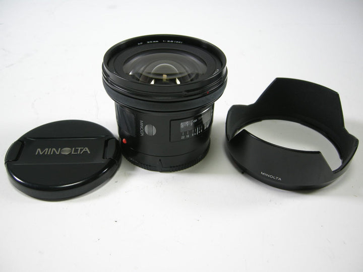 Minolta AF 20mm f2.8 A Mt. lens Lenses Small Format - SonyMinolta A Mount Lenses Minolta 11401217