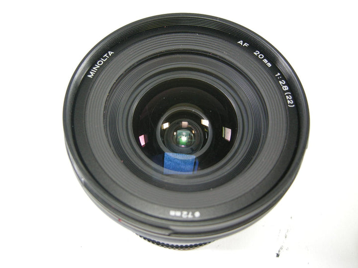 Minolta AF 20mm f2.8 A Mt. lens Lenses Small Format - SonyMinolta A Mount Lenses Minolta 11401217