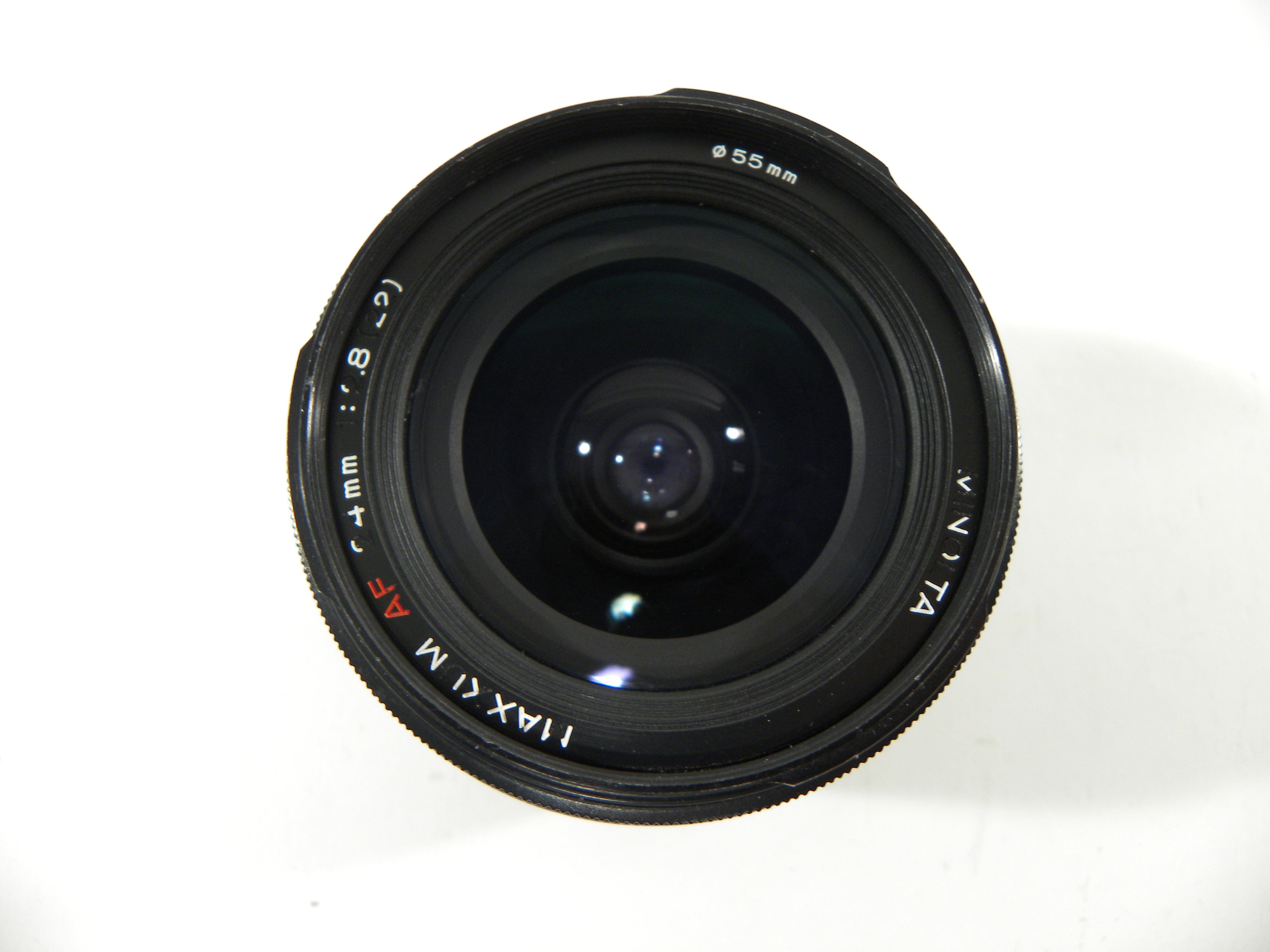 【超広角名玉】MINOLTA AF 24mm F2.8 Aマウント SO314 MINOLTA AF 24mm F2.8 ミノルタ 広角 単焦点レンズ Aマウント MINOLTA
