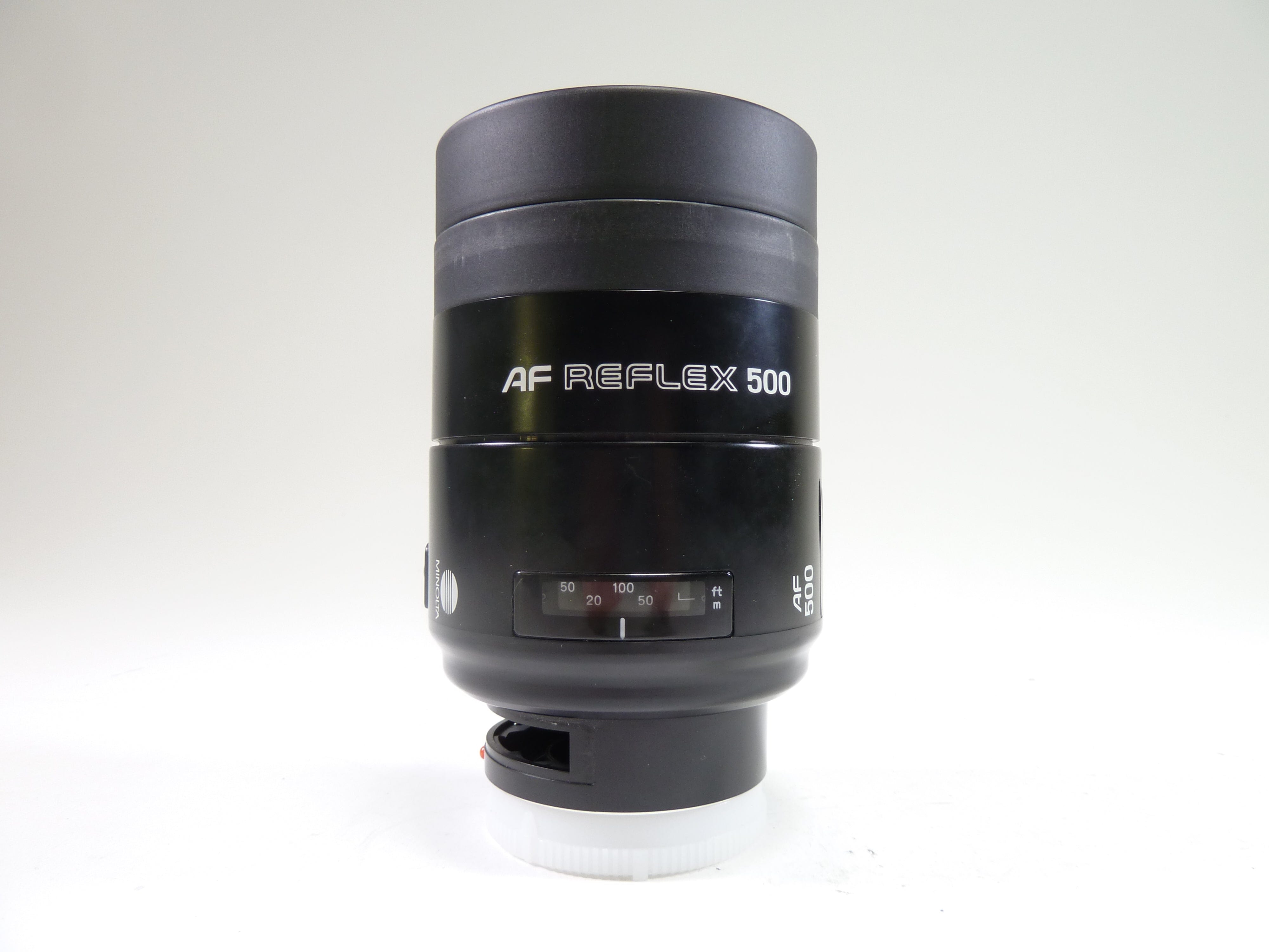 【ジャンク品】MINOLTA AF REFLEX 500/8 The Minolta AF Reflex 500 mm f/8 Lens. Specs. MTF Charts
