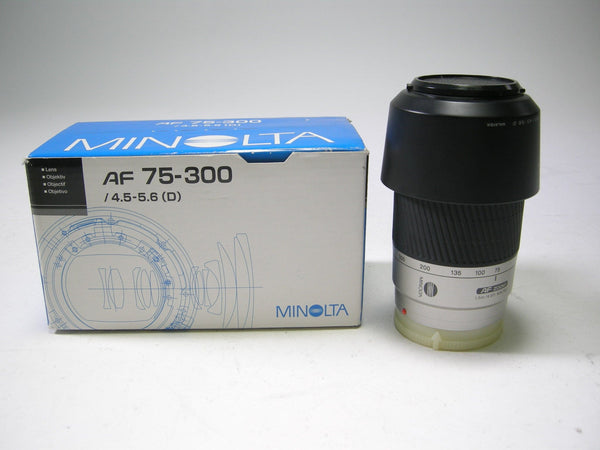 Minolta AF Zoom 75-300mm f4.5-5.6D A Mount Lenses Small Format - SonyMinolta A Mount Lenses Minolta 02206997