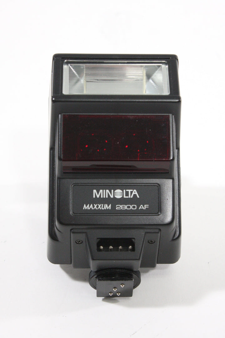 Minolta Maxxum 2800 AF Flash w/case Flash Units and Accessories - Shoe Mount Flash Units Minolta 609000043