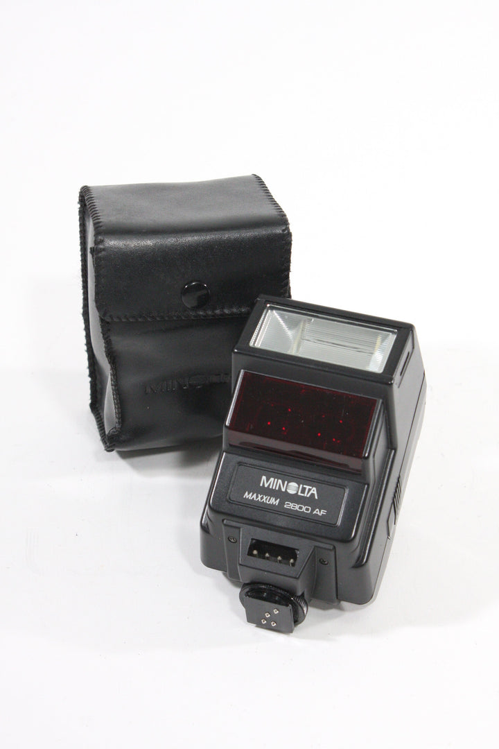 Minolta Maxxum 2800 AF Flash w/case Flash Units and Accessories - Shoe Mount Flash Units Minolta 609000043