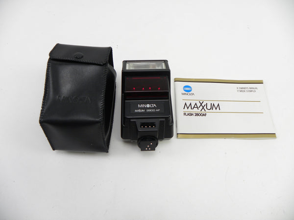 Minolta Maxxum 2800 AF Shoe Mount Flash Flash Units and Accessories - Shoe Mount Flash Units Minolta 0032698