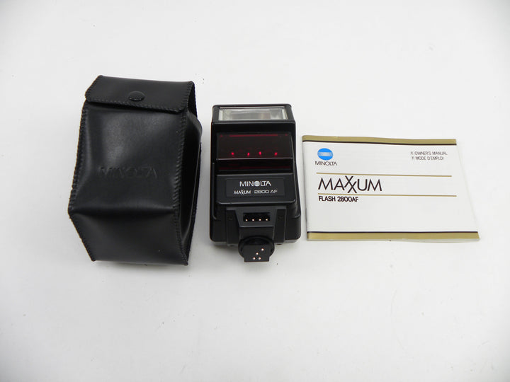 Minolta Maxxum 2800 AF Shoe Mount Flash Flash Units and Accessories - Shoe Mount Flash Units Minolta 0032698