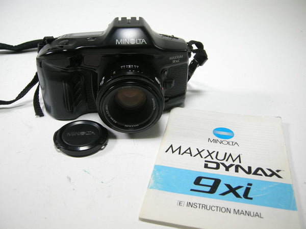 Minolta Maxxum 9xi 35mm SLR w/AF Maxxum 50mm f1.7 35mm Film Cameras - 35mm SLR Cameras Minolta 19203677