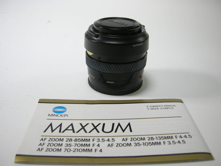 Minolta Maxxum AF Zoom 35-70mm f4 Lenses Small Format - Sony& - Minolta A Mount Lenses Minolta 1077316