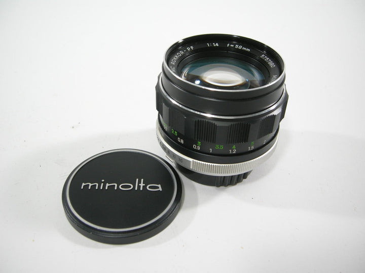 Minolta MC Rokkor-PF 58mm f1.4 Lenses Small Format - Minolta MD and MC Mount Lenses Minolta 5757980