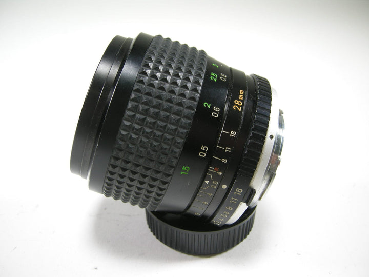 Minolta MC W. Rokkor-SI 28mm f2.8 Wide Angle Lens Lenses Small Format - Minolta MD and MC Mount Lenses Minolta 1576038