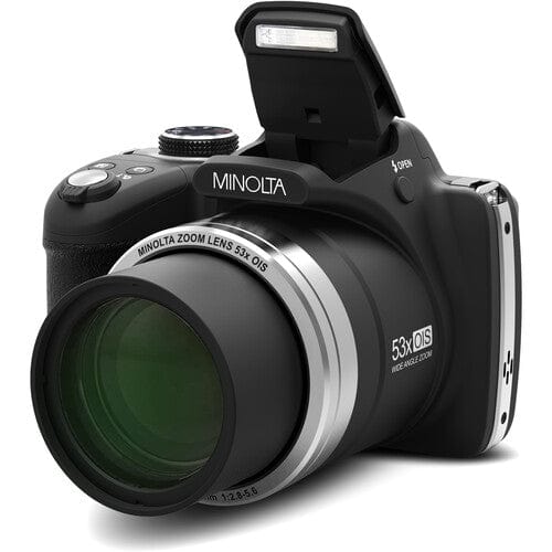 Minolta MN53 Digital Camera with 53X Zoom - Available in Black Red