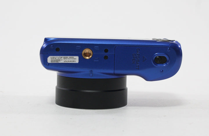 Minolta MND 50 Digital Point-and-Shoot Camera 16x Zoom 48.0mp (Blue) Digital Cameras - Digital Point and Shoot Cameras Minolta 24JA02851