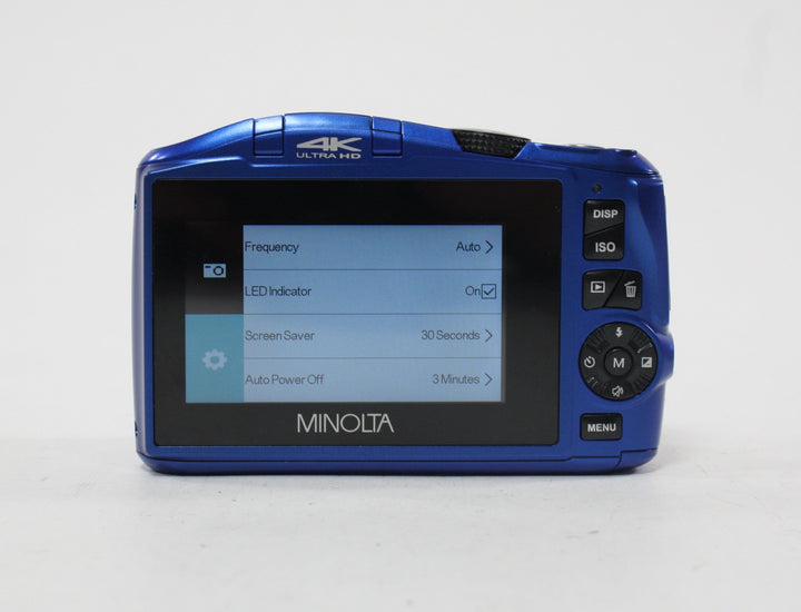 Minolta MND 50 Digital Point-and-Shoot Camera 16x Zoom 48.0mp (Blue) Digital Cameras - Digital Point and Shoot Cameras Minolta 24JA02851