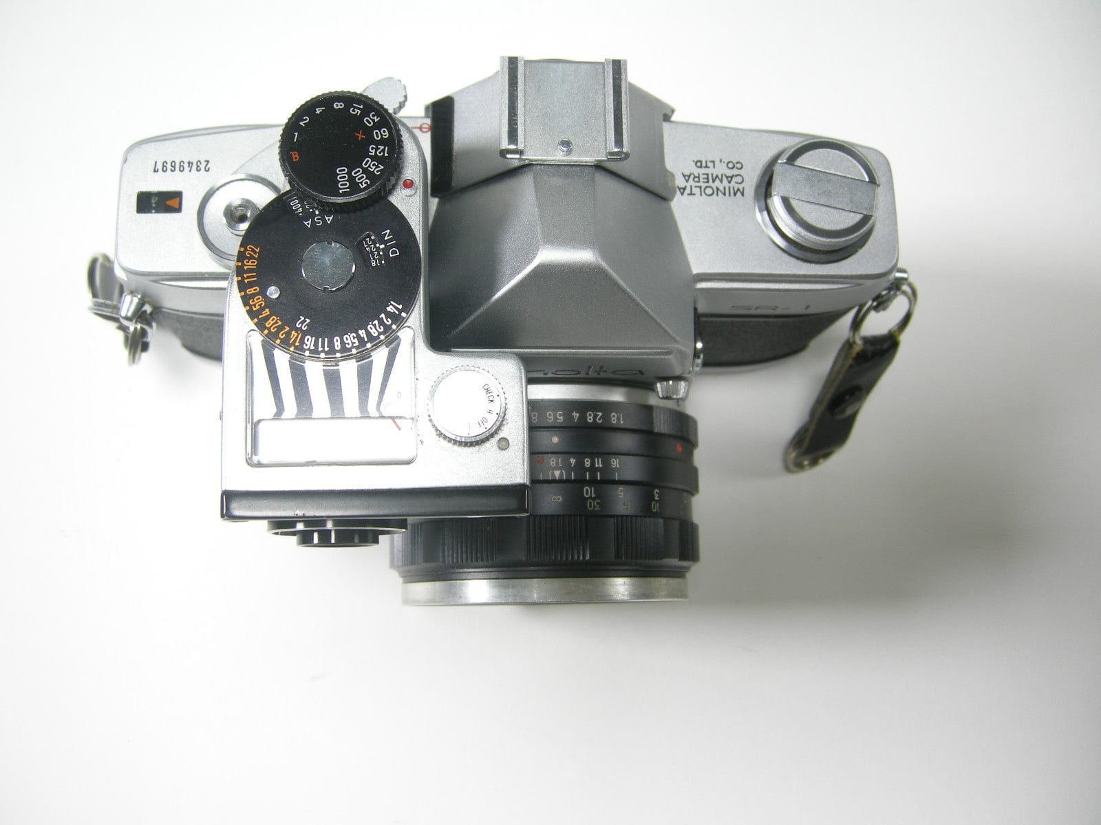 Minolta SR-1 35mm SLR w/ Rokkor-PF 55mm f1.8 & SR Meter-2 – Camera