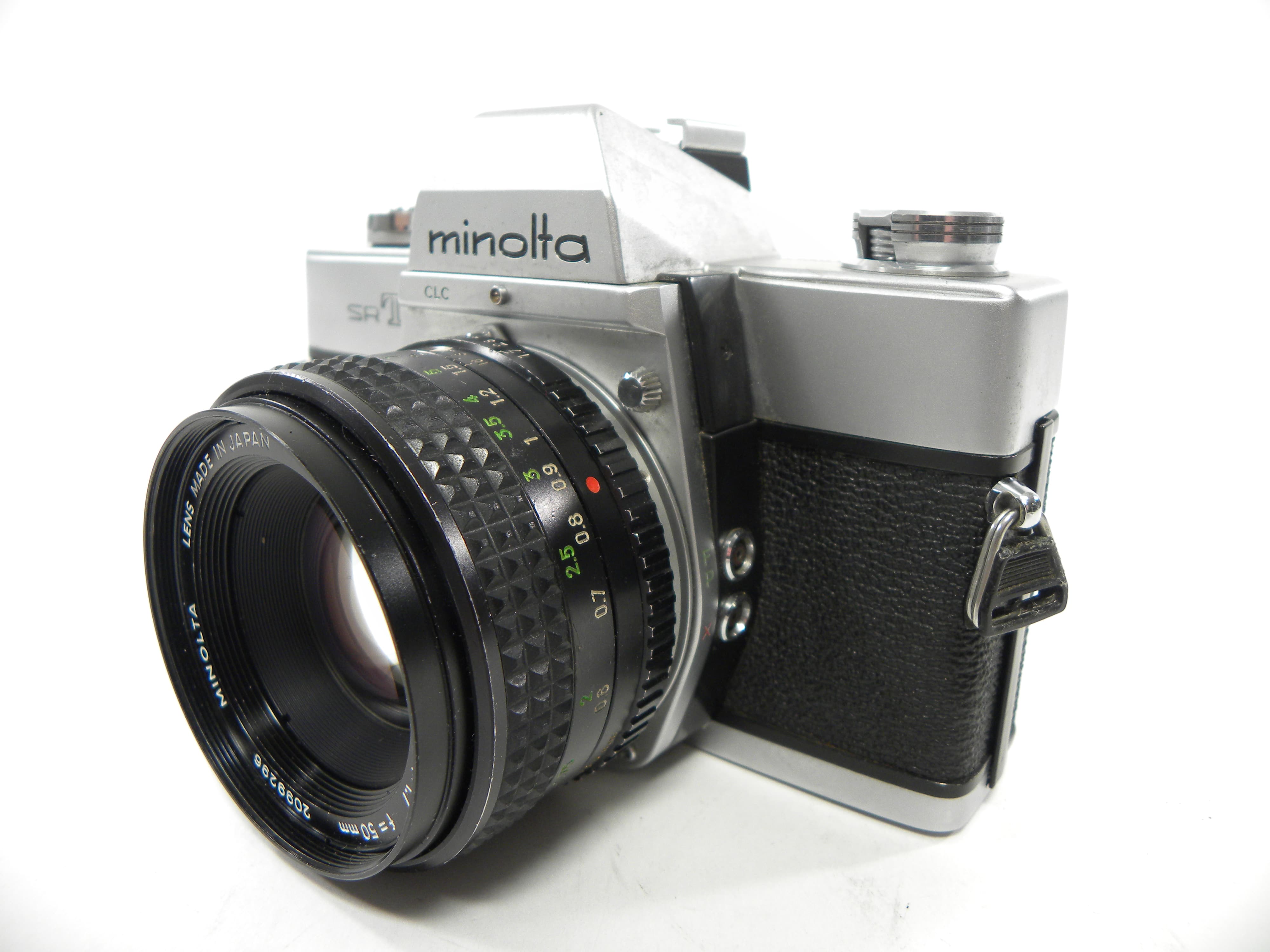 ミノルタ SRT101 & MC ROKKOR-PF 50mm F1.7 フィルムカメラ ミノルタ