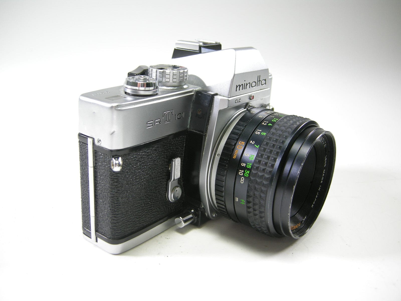 Minolta SRT 101 35mm SLR w/ MC Rokkor-X PF 50mm f1.7 – Camera Exchange