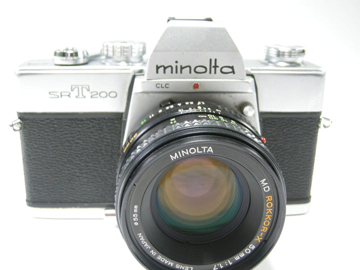 Minolta SRT200 35mm SLR w/MD Rokkor-X 50mm f1.7 35mm Film Cameras - 35mm SLR Cameras - 35mm SLR Student Cameras Minolta 7513790