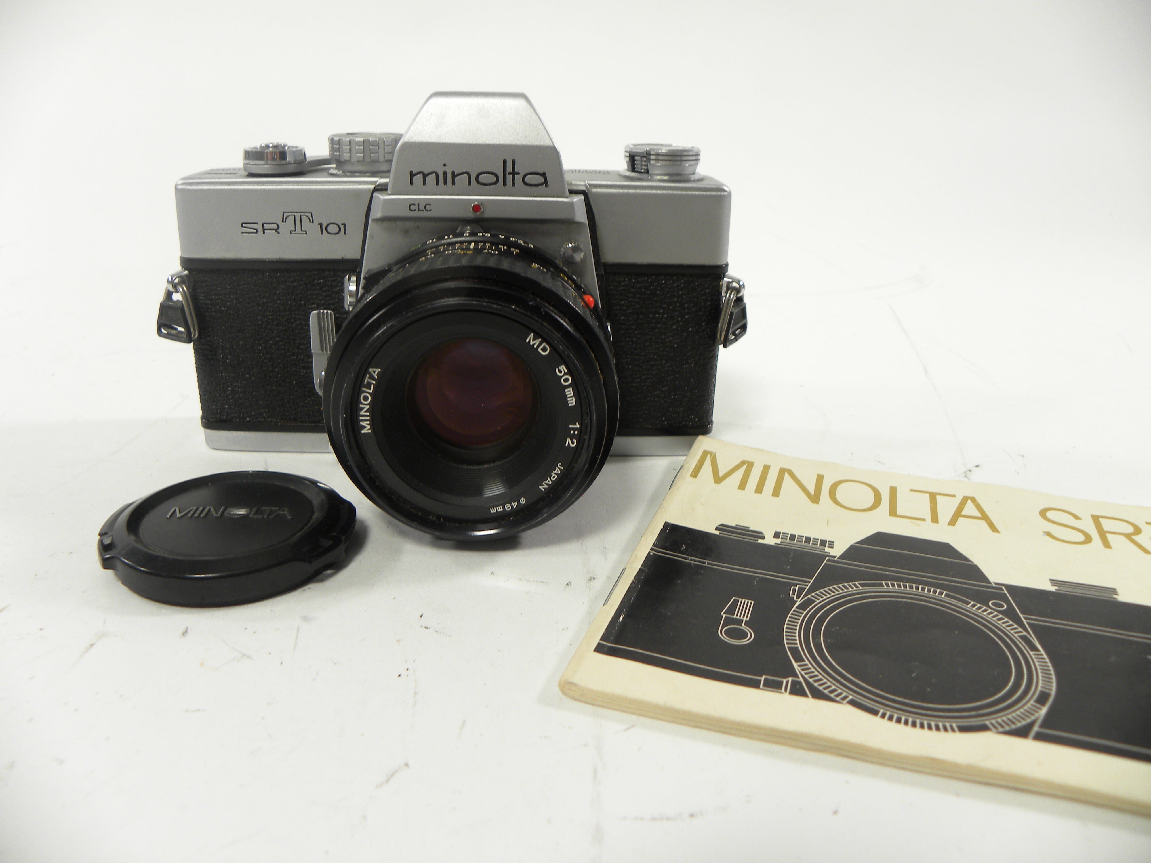 Minolta STR101 35mm SLR w/MD 50mm f2 – Camera Exchange