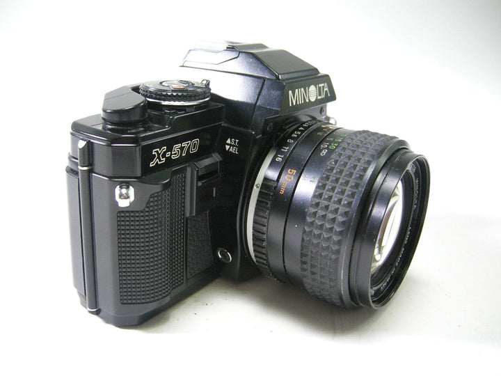 Minolta X-570 35mm SLR w/MC Rokkor-PG 50mm f1.4 35mm Film Cameras - 35mm SLR Cameras - 35mm SLR Student Cameras Minolta 9078564