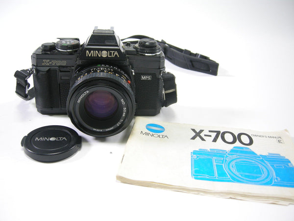 Minolta X-700 35mm SLR camera w/MD 50mm f1.7 35mm Film Cameras - 35mm SLR Cameras Minolta 1786696