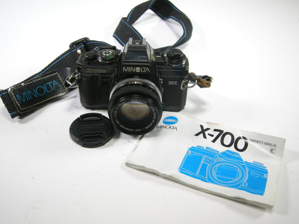 Minolta X-700 35mm SLR w/MC Rokkor-PF 55mm f1.9 35mm Film Cameras - 35mm SLR Cameras Minolta 2184103