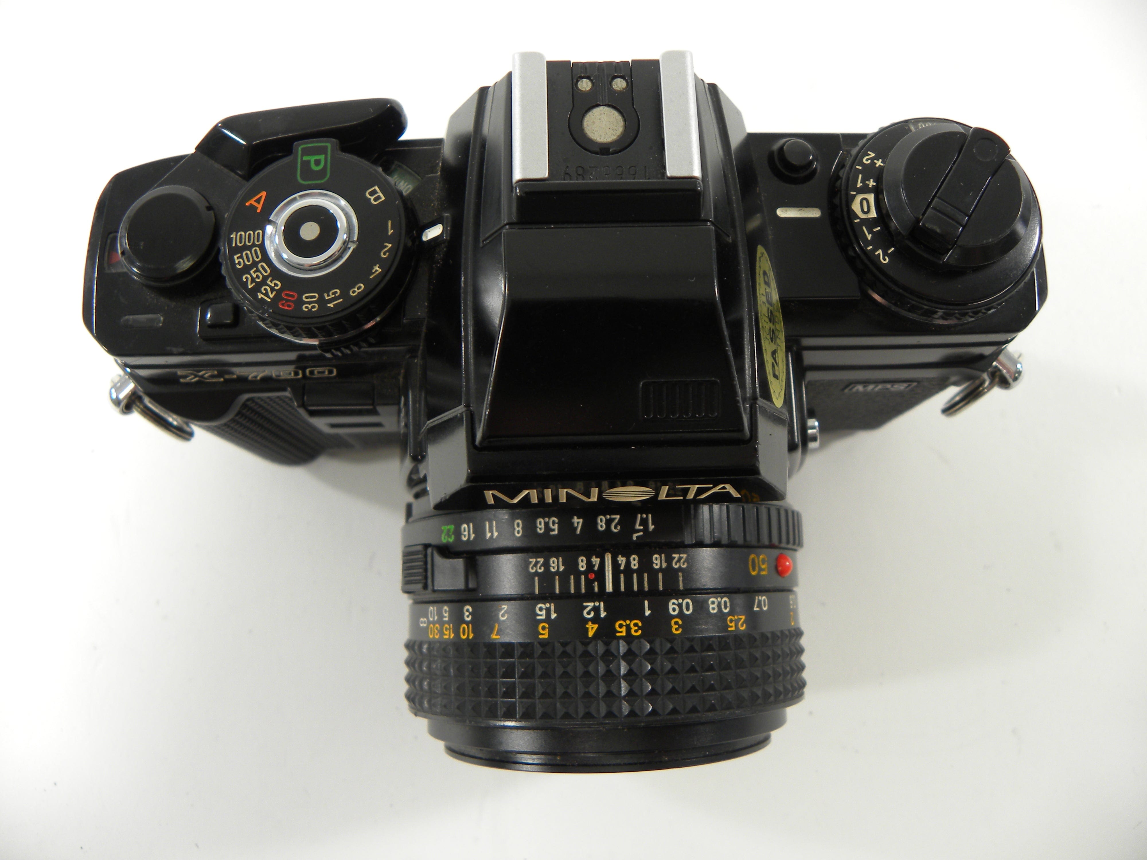 Minolta X-700 35mm SLR w/MD 50mm f1.7 – Camera Exchange