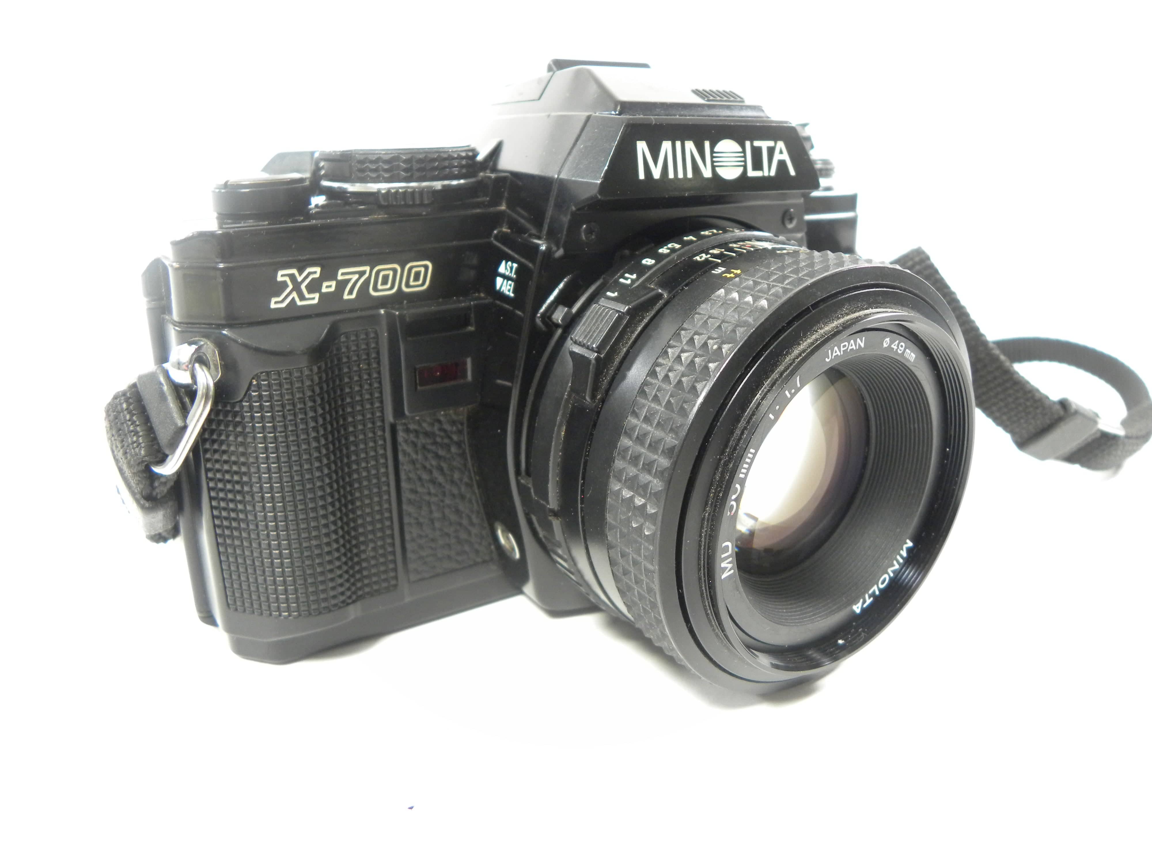 Minolta X-700 35mm SLR w/MD 50mm f1.7 – Camera Exchange