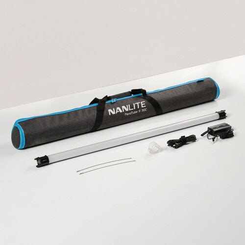 Nanlite PavoTube II 30C 4' LED Tube Light with AC Charger, Mount, and Case Studio Lighting and Equipment - LED Lighting Nanlite PT30C