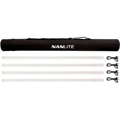 Nanlite PavoTube T8-7X RGBWW LED Pixel Tube 4-Kit Studio Lighting and Equipment - LED Lighting Nanlite PTT87X4KIT