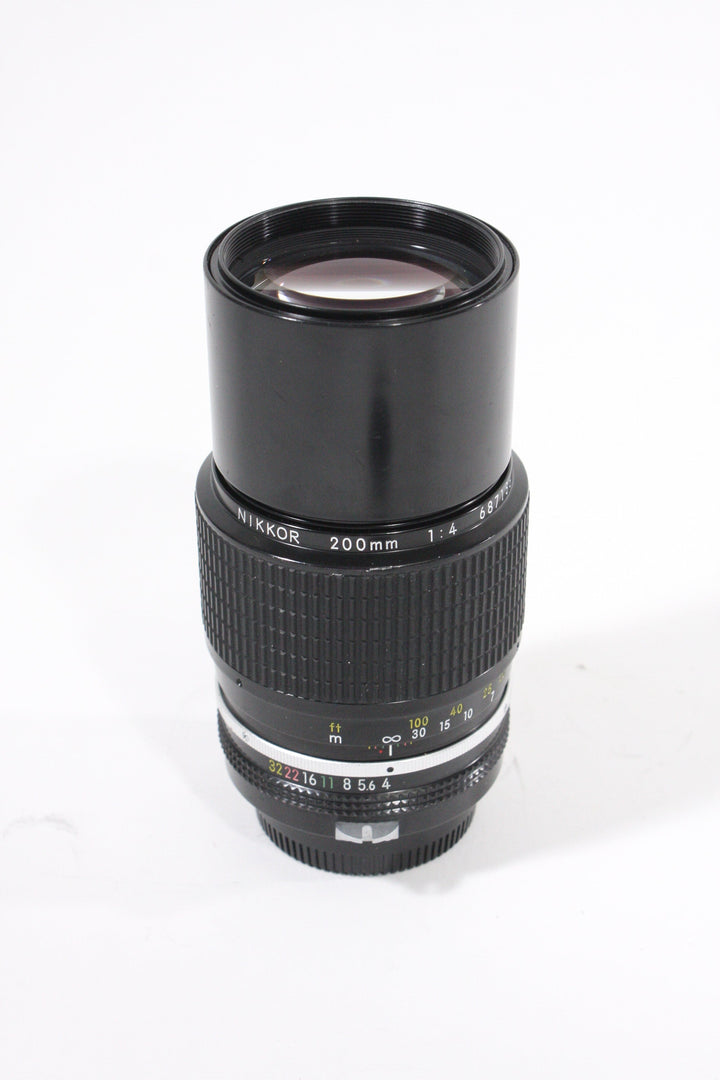 Nikon 200mm F4 Non-AI  F Mount Lenses Small Format - Nikon F Mount Lenses Manual Focus Nikon 687186A