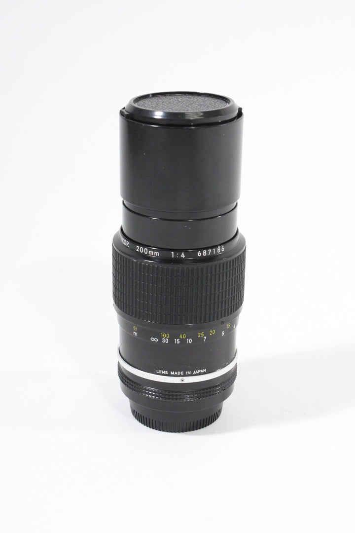 Nikon 200mm F4 Non-AI  F Mount Lenses Small Format - Nikon F Mount Lenses Manual Focus Nikon 687186A