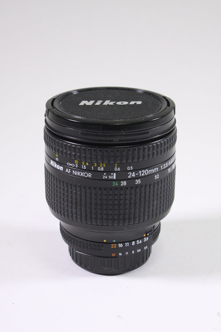 Nikon AF 24-120mm F3.5-5.6 D Lenses Small Format - Nikon AF Mount Lenses - Nikon AF Full Frame Lenses Nikon US386708