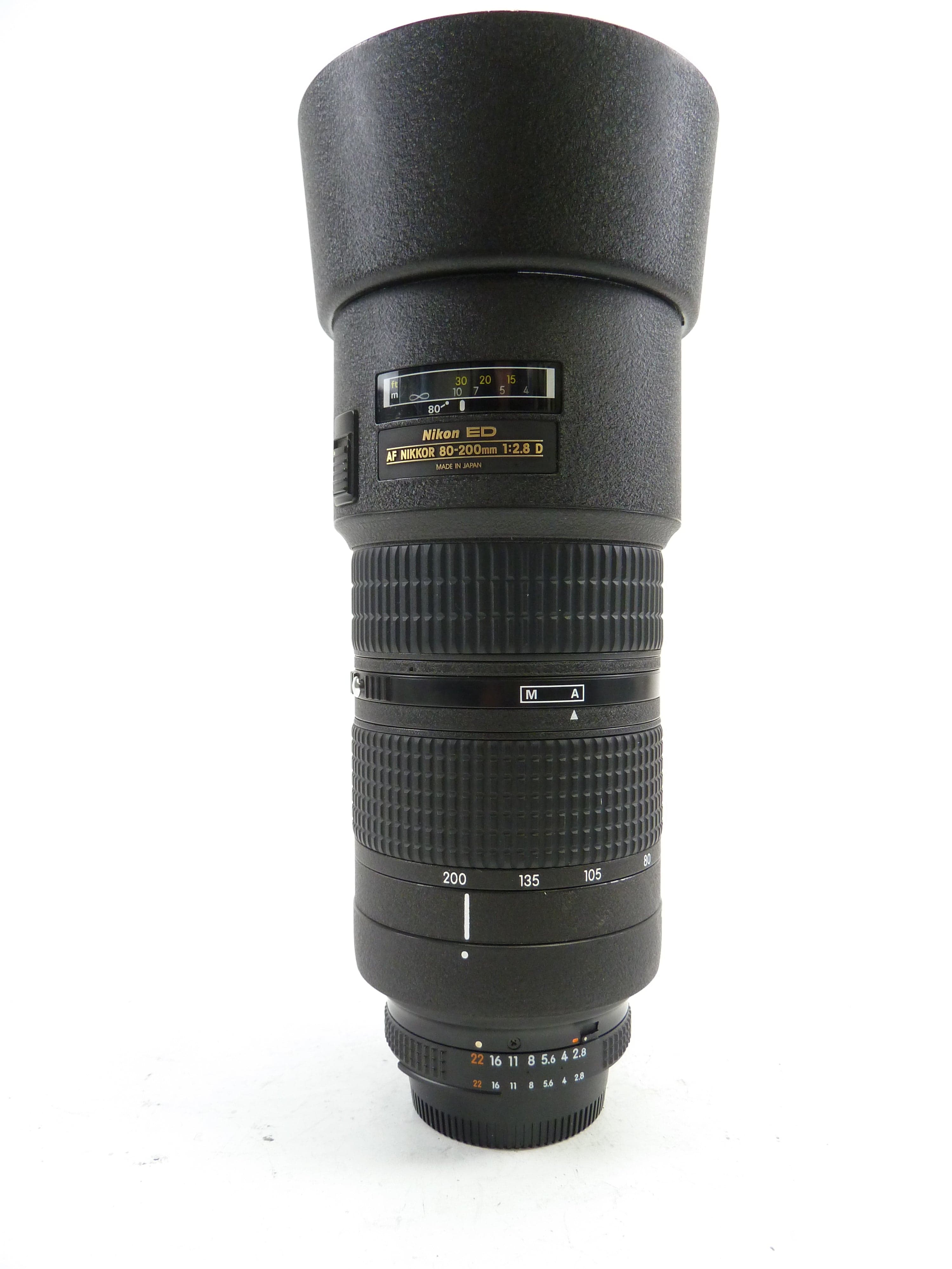 Nikon AF 80-200MM F2.8 D Zoom Lens with case – Camera Exchange