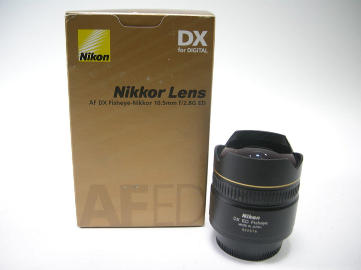 Nikon AF DX Fisheye Nikkor 10.5mm f2.8 G ED   AS IS Lenses Small Format - Nikon AF Mount Lenses Nikon 322576