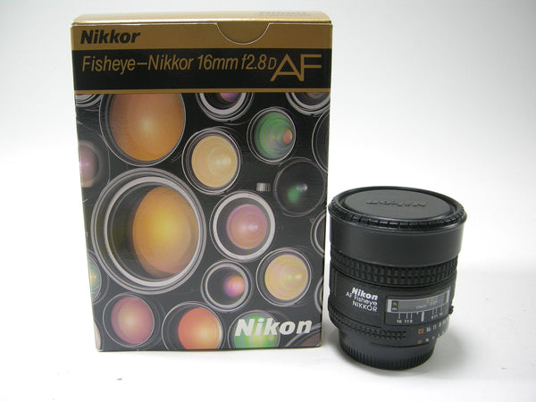 Nikon AF Nikkor 16mm f2.8 D Fisheye lens Lenses Small Format - Nikon AF Mount Lenses Nikon US601783
