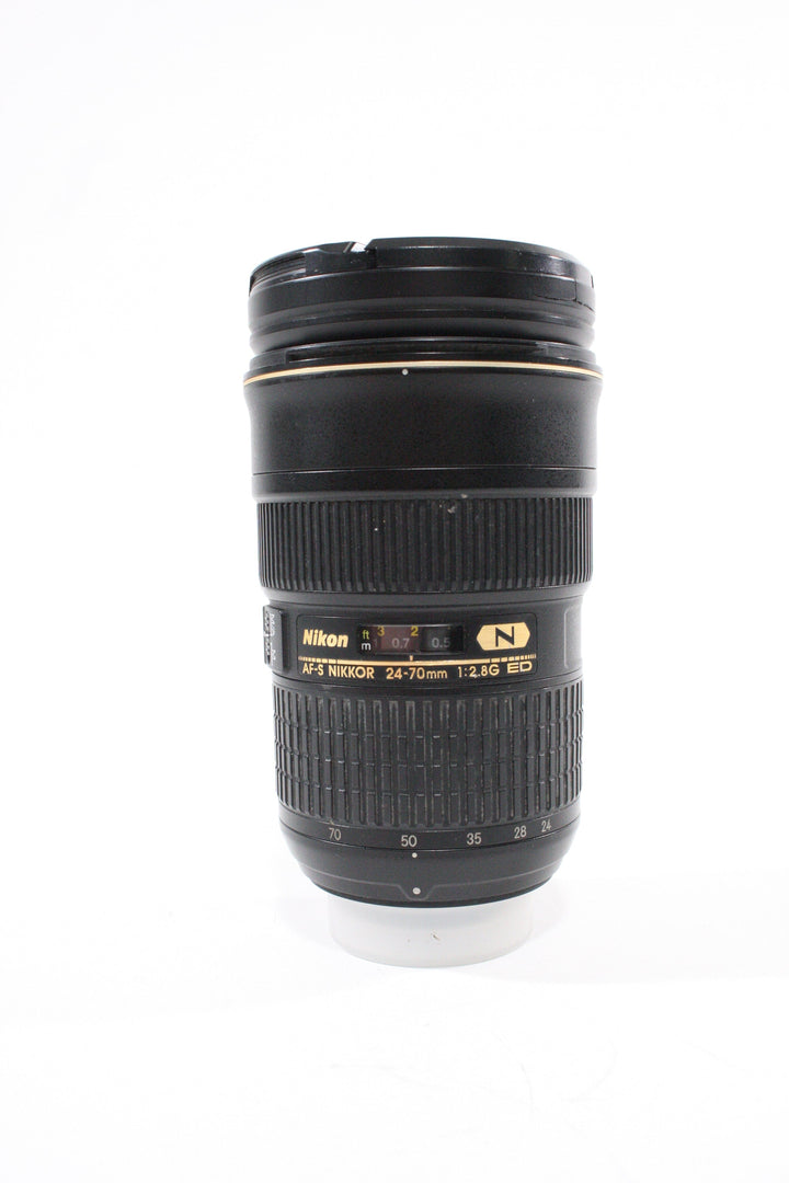 Nikon AF-S 24-70mm f/2.8 G ED (AS-IS) Lenses Small Format - Nikon AF Mount Lenses - Nikon AF Full Frame Lenses Nikon US642480