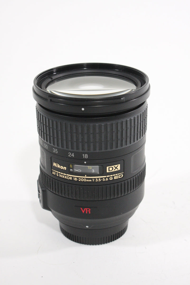 Nikon AF-S DX 18-200mm F3.5-5.6 G ED SWM VR IF Aspherical Lenses Small Format - Nikon AF Mount Lenses - Nikon AF DX Lens Nikon US3013328