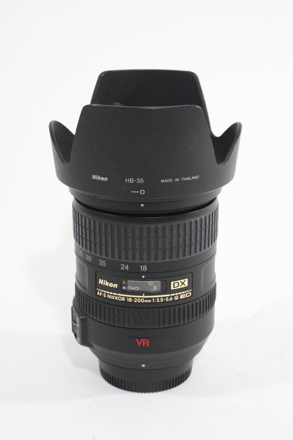 Nikon AF-S DX 18-200mm F3.5-5.6 G ED SWM VR IF Aspherical Lenses Small Format - Nikon AF Mount Lenses - Nikon AF DX Lens Nikon US3013328