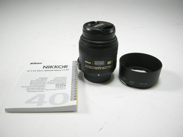 Nikon AF-S Micro Nikkor 40mm f2.8 G DX Lenses Small Format - Nikon AF Mount Lenses Nikon US60339732