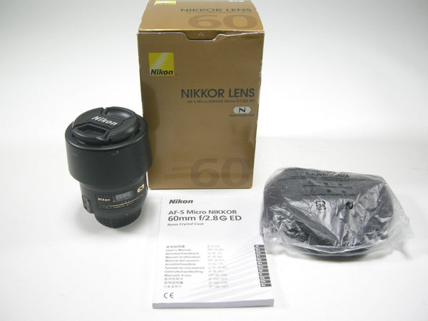 Nikon AF-S Micro Nikkor N ED IF 60mm f2.8G Lenses Small Format - Nikon AF Mount Lenses Nikon 2013853